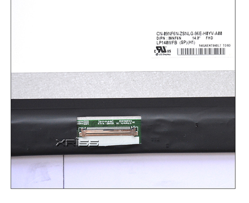 Original 14.0" Slim 40Pin Laptop LCD Touch Screen LP140WFB-SPH1 B140HAK03.1 FHD 1920x1080 Display Panel