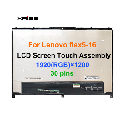 16.0 Inch Touch Screen For Lenovo IdeaPad Flex 5-16 Series Flex 5 16ALC7 16IAU7 Display Assembly FHD 1920x1080